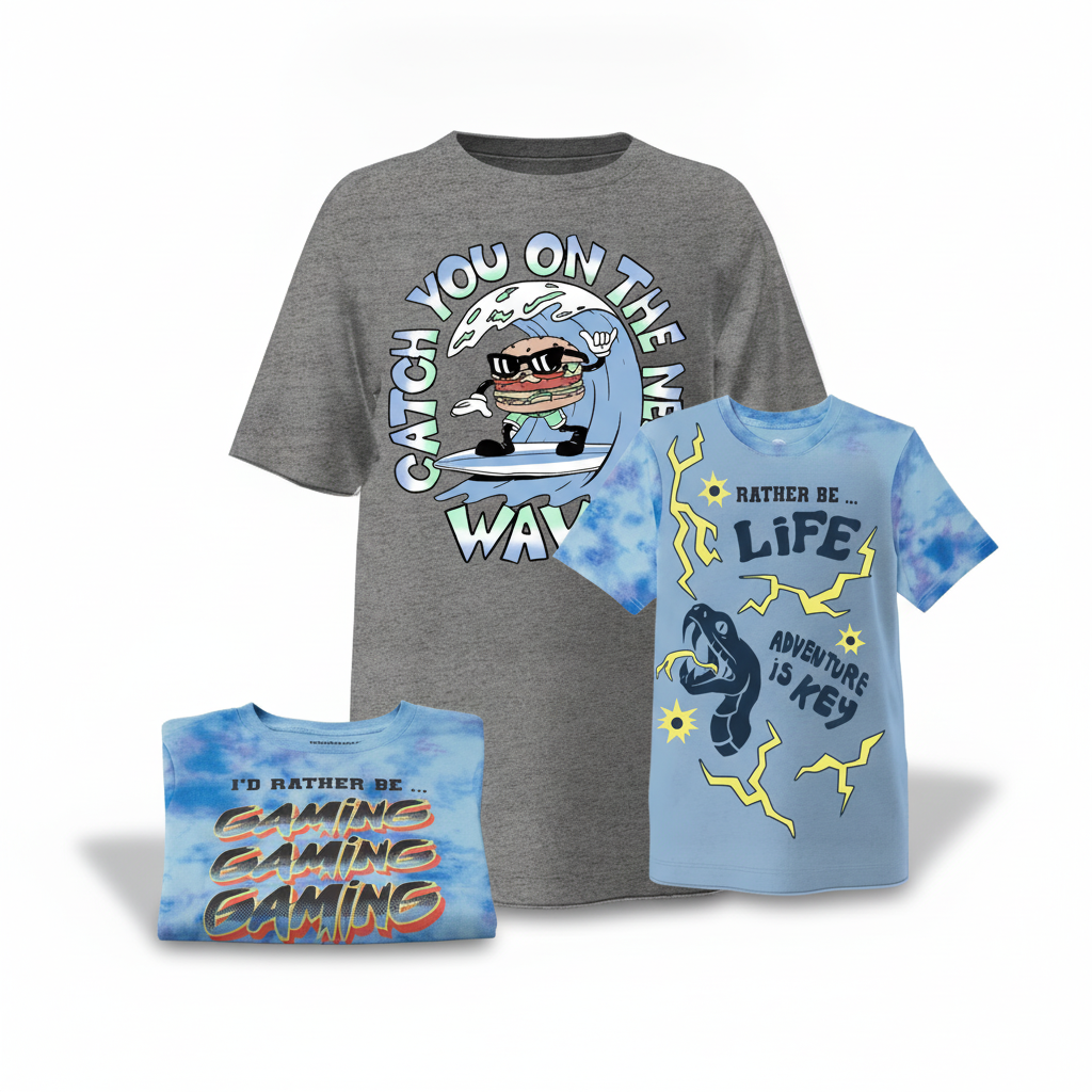 Kids Graphic T-Shirt Bundle (3 items)