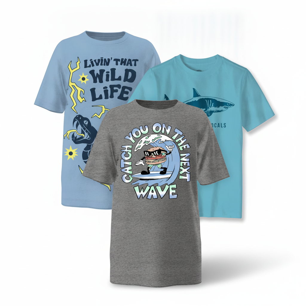 Kids Graphic T-Shirt Bundle (3 items)
