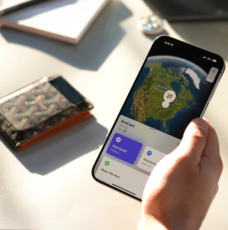 AceCard™ - Card Sized Tracker Thinnest Apple Find My Wallet Tracker - view 5