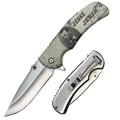 PK 1536-JJ 4.5 inch Metal Handle Jesse James Outdoor Camping Folding Pocket Tool - Multifunctional Fishing