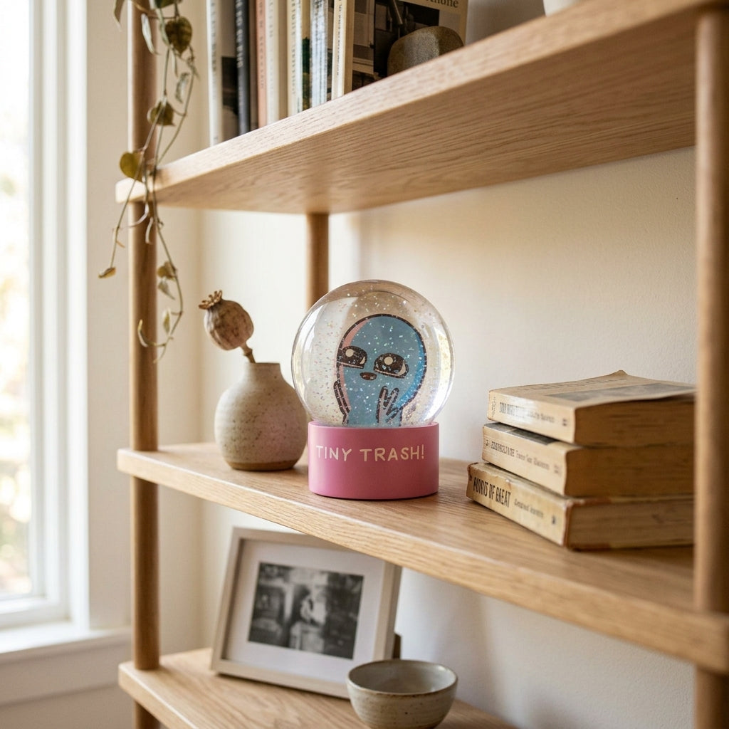 Strange Planet Tiny Trash Snow Globe Collectible - view 2