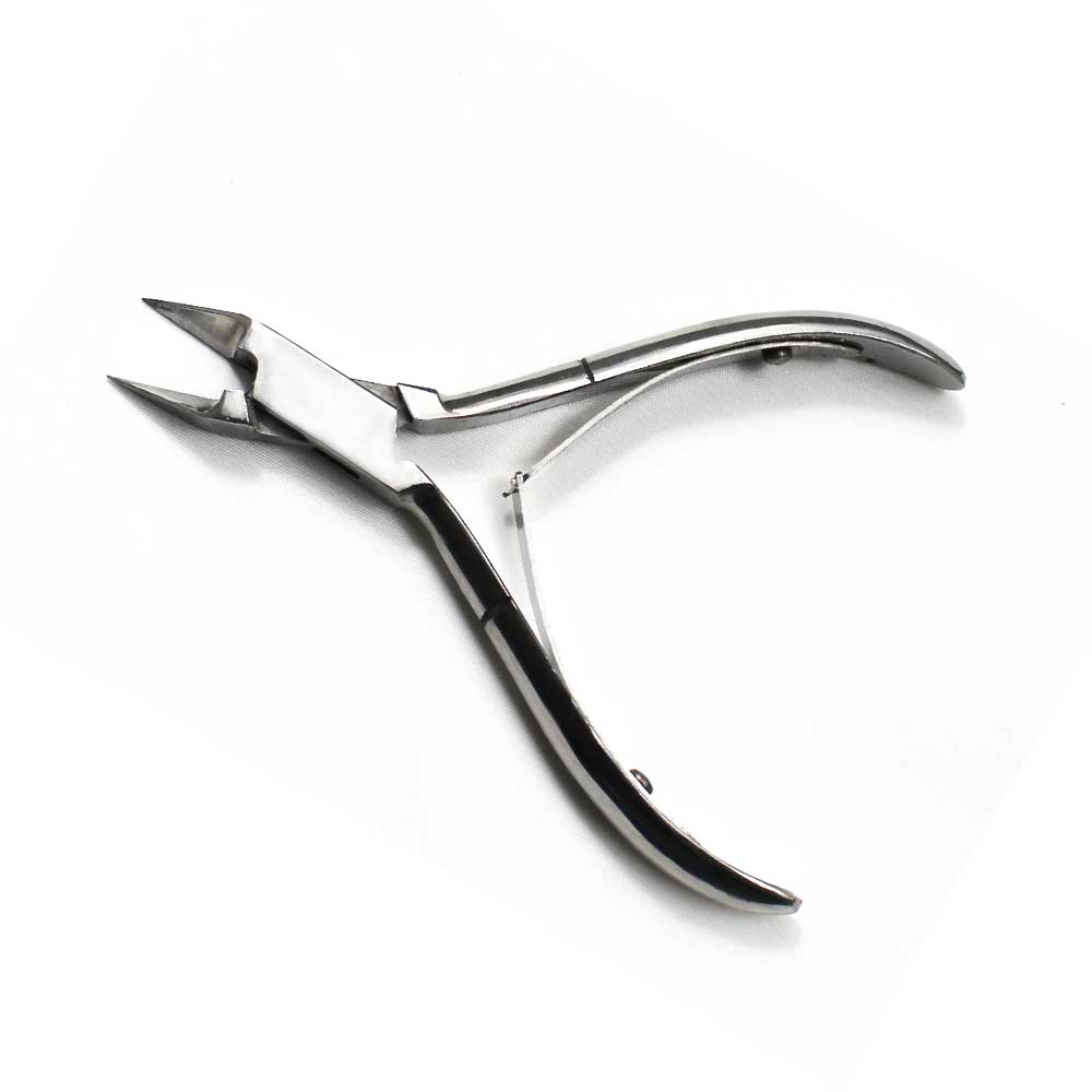 RI 504-S 4 inch Silver Stainless Steel Ingrown Nail Nipper