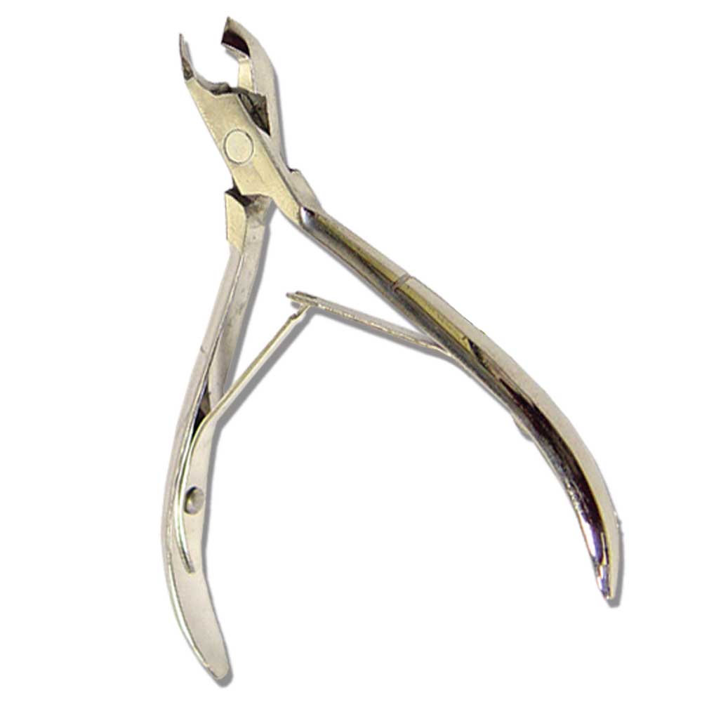 RI 506-S 4 inch Cuticle Nipper Silver Double Spring