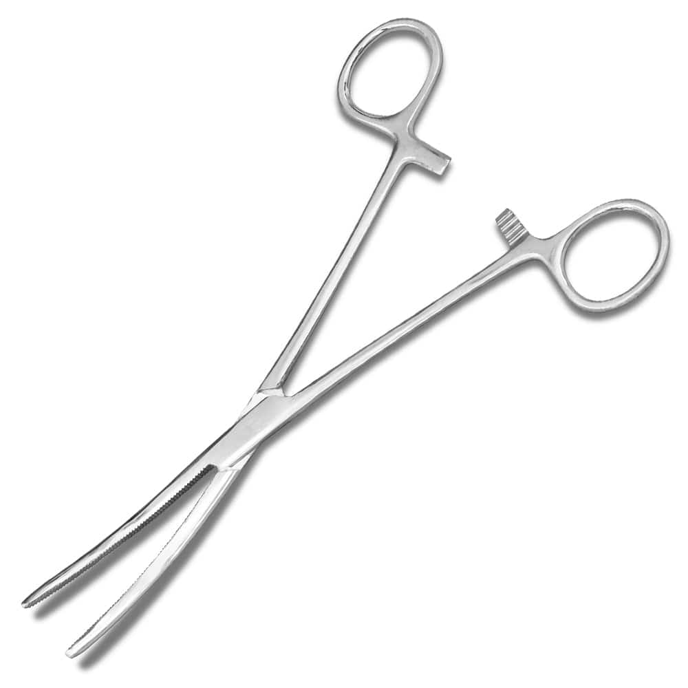 RI 526-G CU - 10 inch Curved Mosquito Forceps