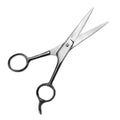 RI 532-B 5.5 inch Ice Tempered Silver Barber Scissors