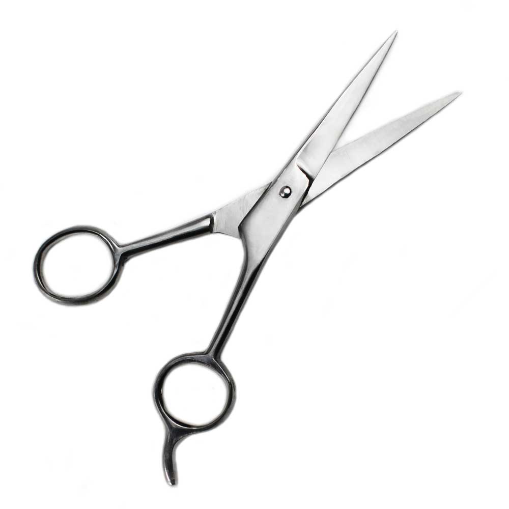 RI 532-B 5.5 inch Ice Tempered Silver Barber Scissors