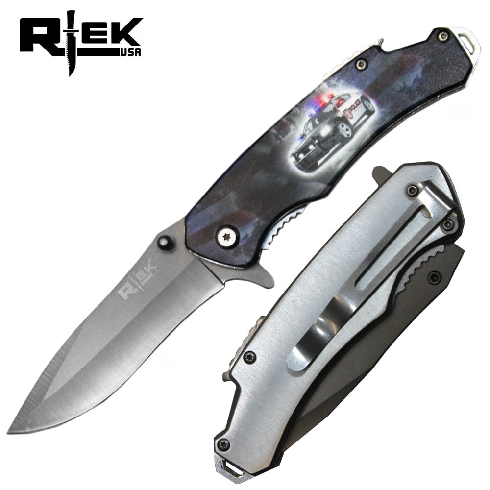 RT 4773-PO 4.5 inch Rtek Tactical Serviceman Outdoor Camping Tool Multifunctional Fruit Knife with Bottle