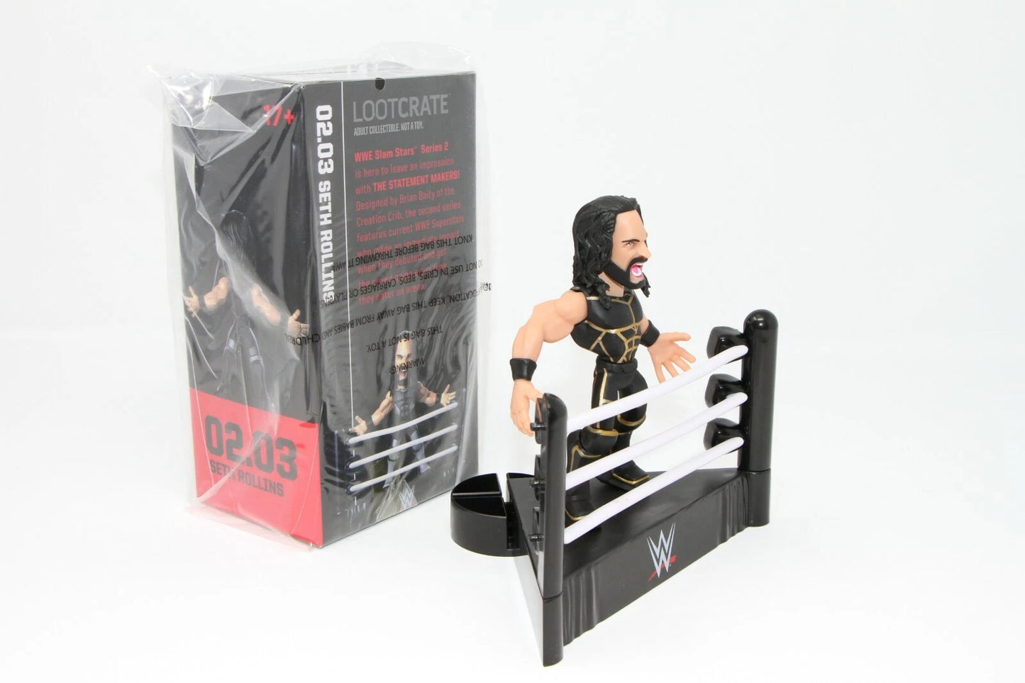 WWE Seth Rollins Figure Exclusive Slam Stars Series 3 Collectible Figure 3D Standee