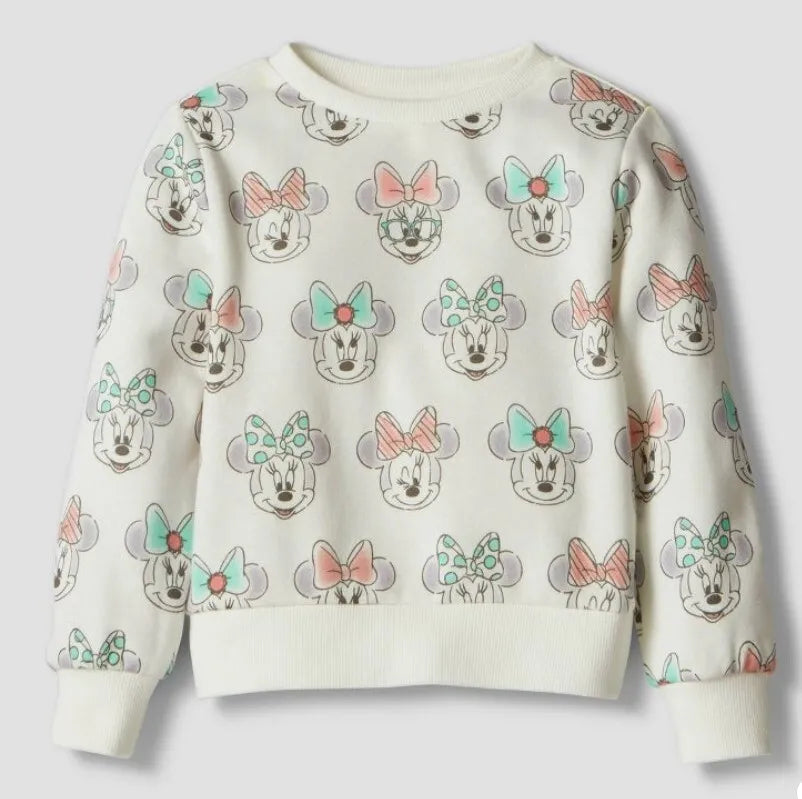 Little Girls Disney Sweatshirt Sweater Pullover Fleece Top