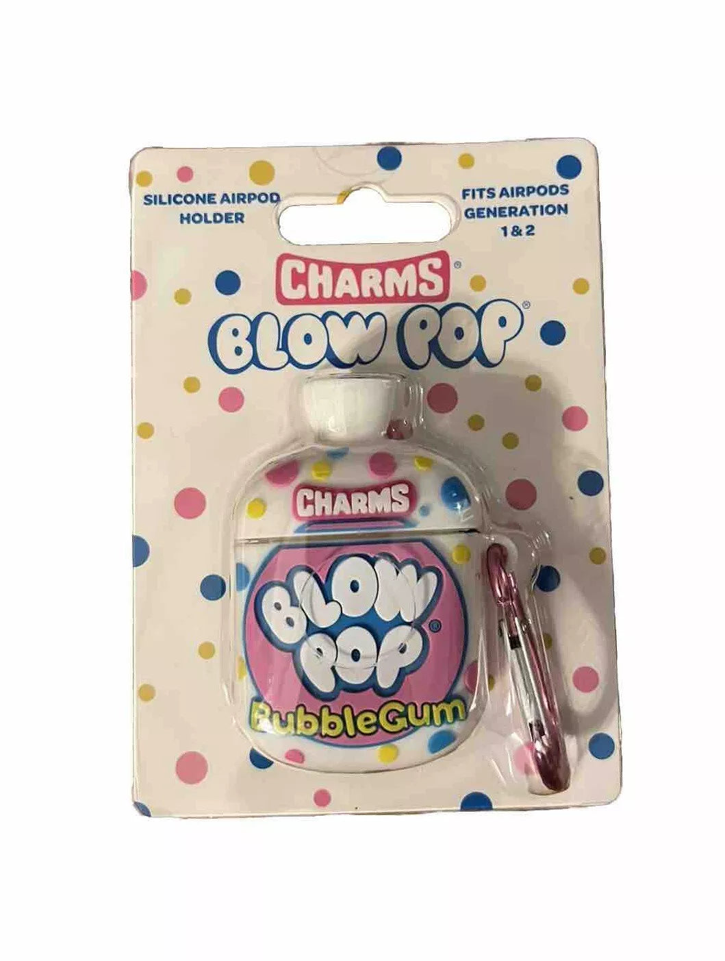 Blow Pop Bubble Gum Silicone AirPod Case Holder For Gen 1 & 2 - view 3