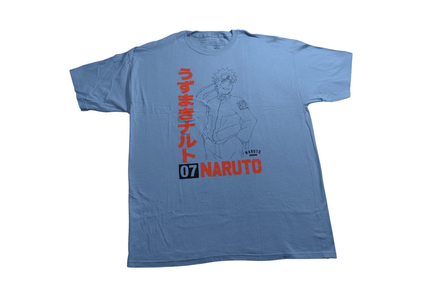 Camiseta gráfica Blue Heather Naruto Kakashi Team 07 para hombre