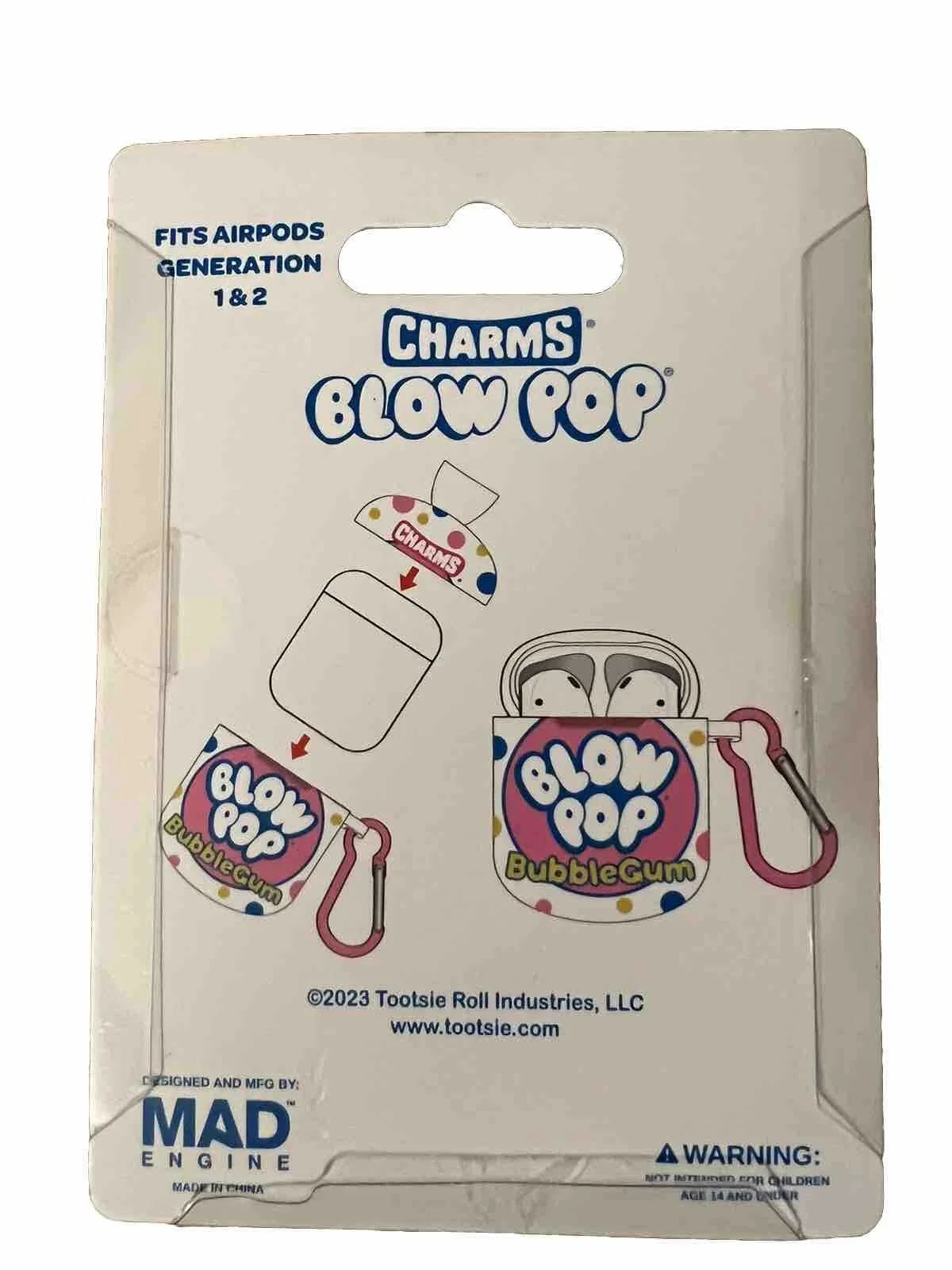 Blow Pop Bubble Gum Silicone AirPod Case Holder For Gen 1 & 2 - view 2