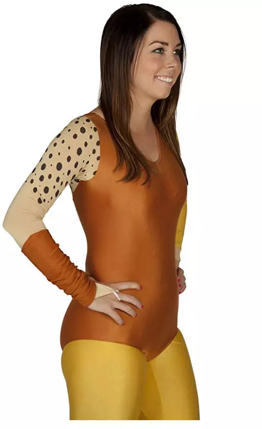 Womens Cheetara Costume ThunderCats Retro 80's Cartoon Halloween Costume