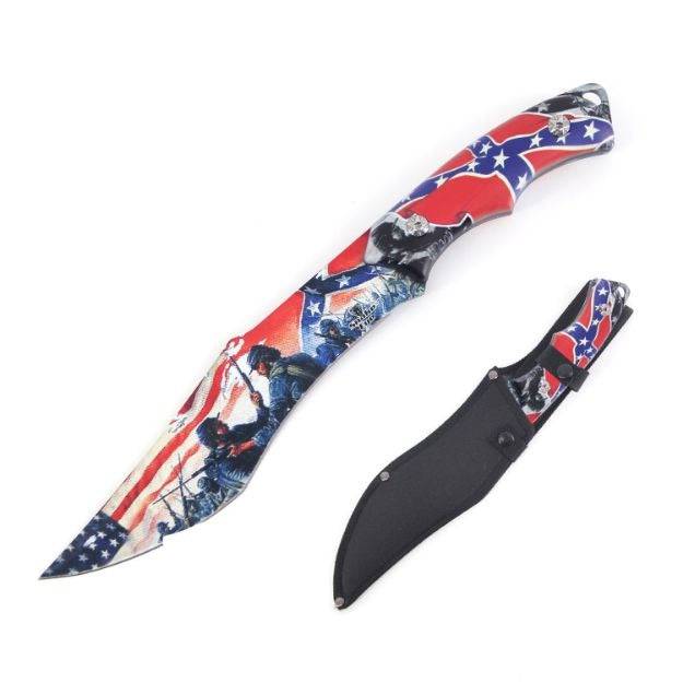 SE 1868-2 13 inch Rebel Full Tang Fix Blade Hunting Knife With Sheath