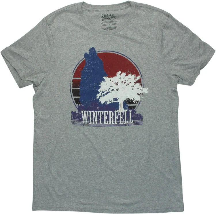 Men's Game of Thrones Weirwood Winterfell Graphic Tee T-Shirt