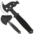 10 inch Black Blade Cord Wrapped Throwing Axe with Sheath