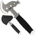 10 inch Silver Blade Cord Wrapped Hunting Axe with Sheath