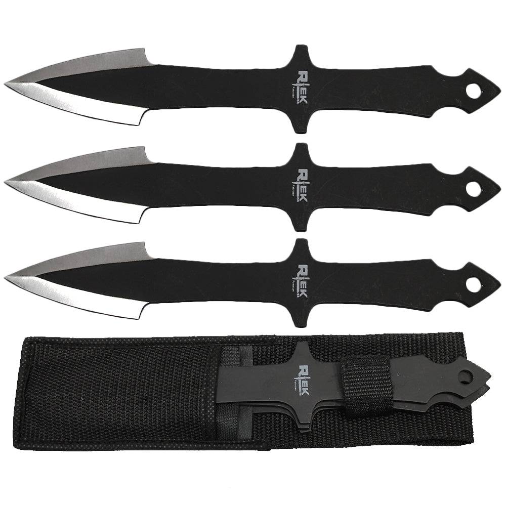 TK 802-310RK 10" Arrow Head Throwing Knife Set with Sheath