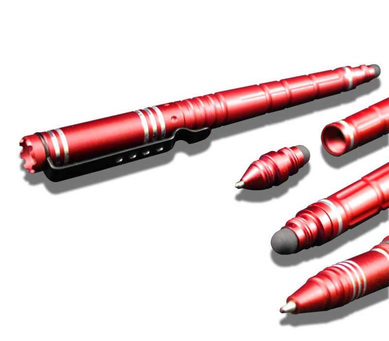 Red Tactical Pen Tactical Pen: Emergency Glass Breaker