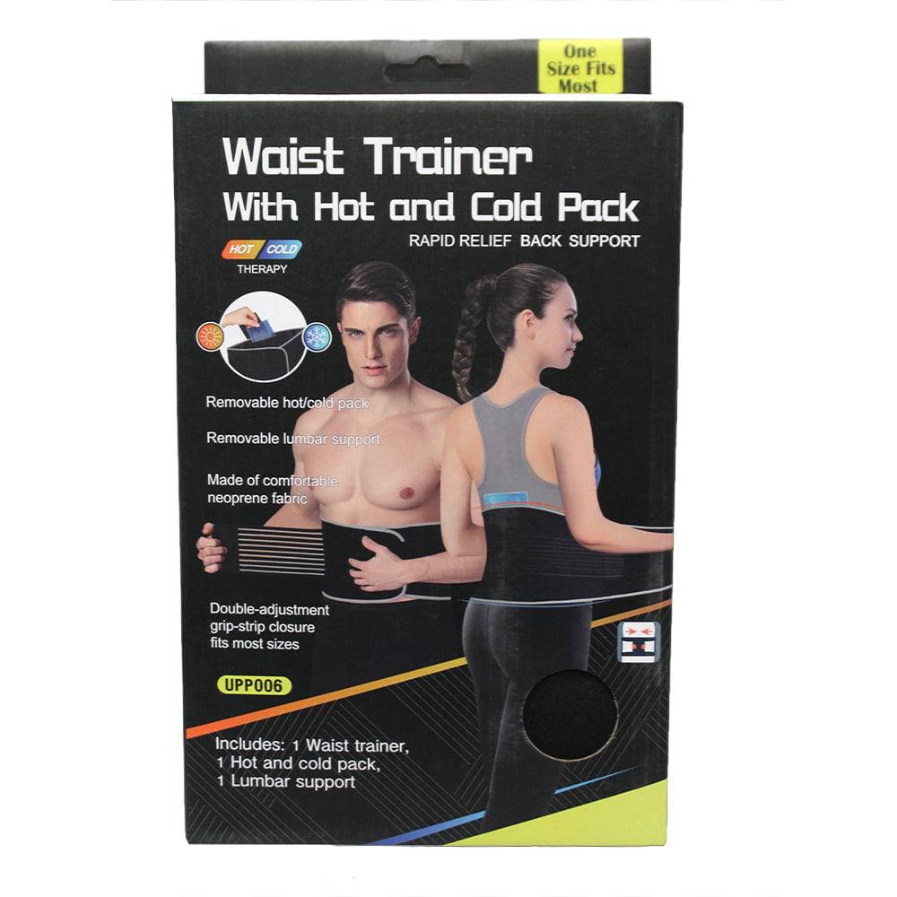 UPP 006 Waist Trainer Belt With Hot Cold Pack Double Strap & Back Support - view 7