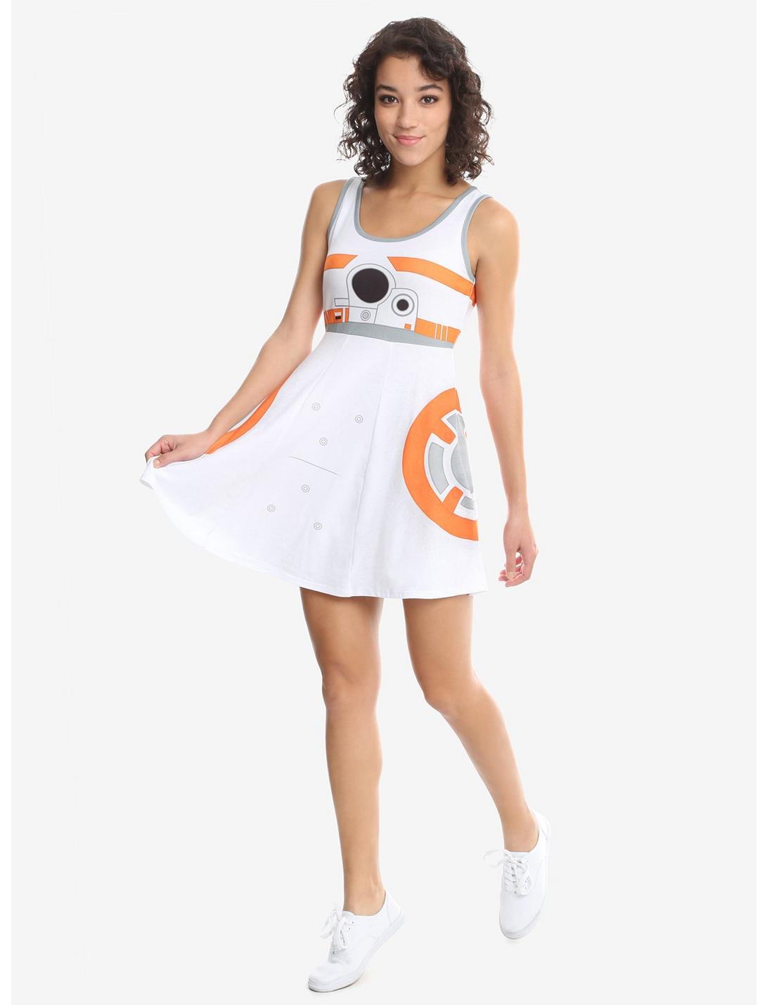 Vestido acampanado Star Wars BB-8 BB8 para mujer junior
