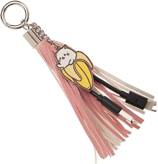 Bananya Keychain Anime Accessories USB Keychain