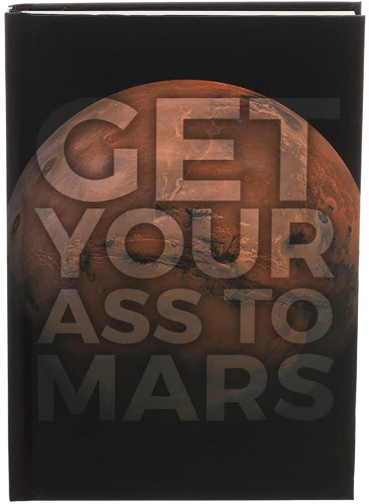 Cuaderno de viaje "Get Your Ass to Mars" de la NASA, regalo novedoso