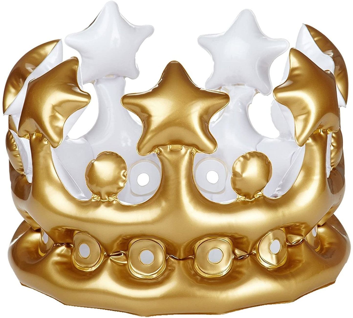 Metallic Gold Inflatable Crown - Loot Crate Exclusive - Bladevip