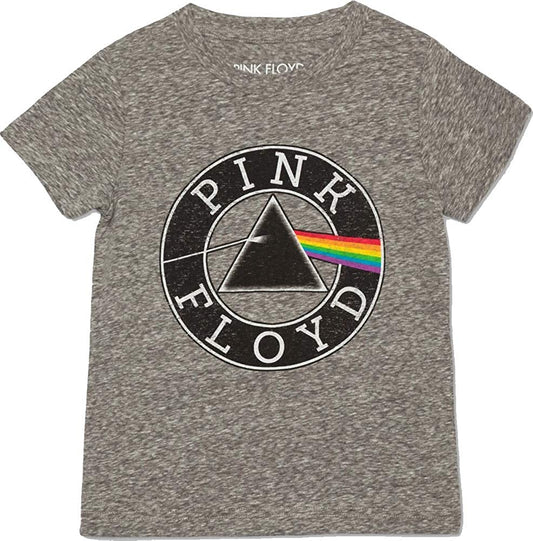 Camiseta de manga corta Pink Floyd para niño pequeño, color gris claro