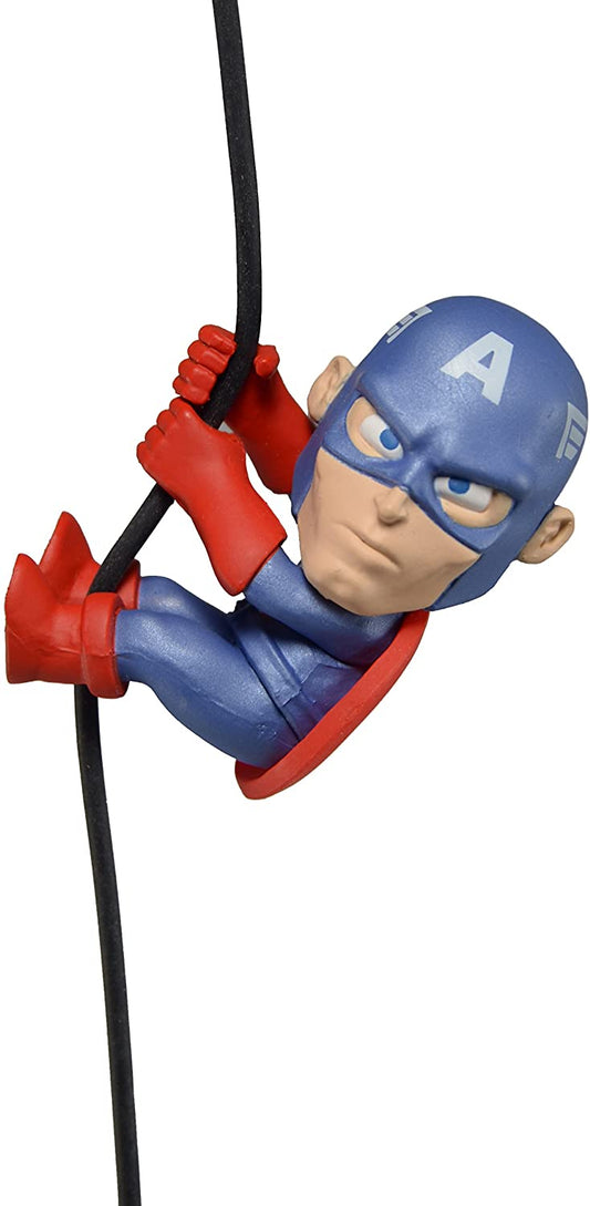 NECA Scalers Figura coleccionable del Capitán América de 2"