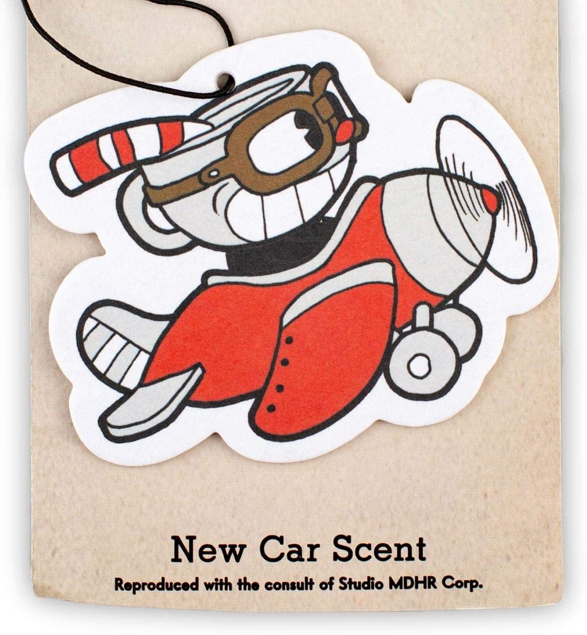 Cuphead Airplane Hanging Air Freshener for Cars | New Car Scent - Bladevip