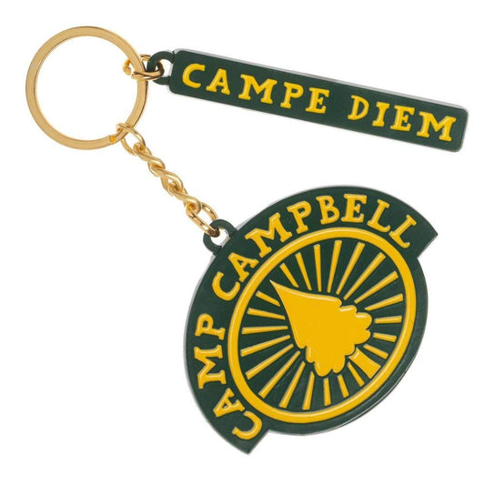 Camp Camp Campe Diem Camp Campbell Charm Llavero