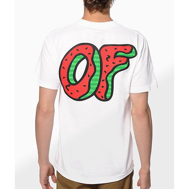 Men's Odd Future OF Watermelon Donut White T-Shirt