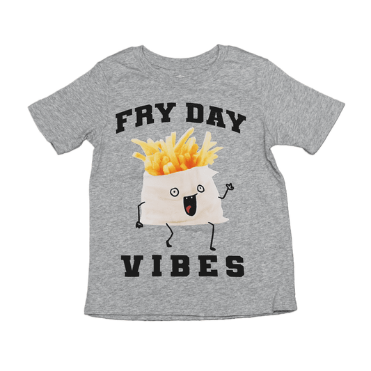 Camiseta de manga corta Wonder Nation Fry Day Vibes para niño