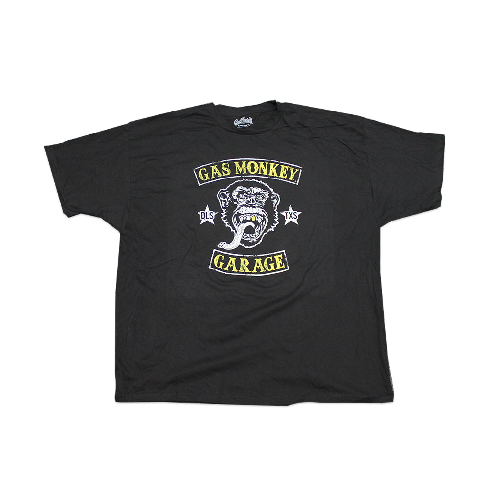 Camiseta negra con gráfico de Gas Monkey Garage para hombre