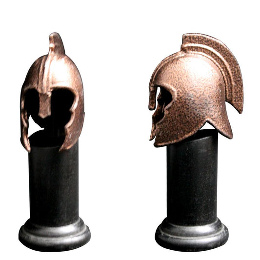 HL 4316L-MINI 7.5" Mini Troy Greek Warrior Helmet Stand - Bladevip