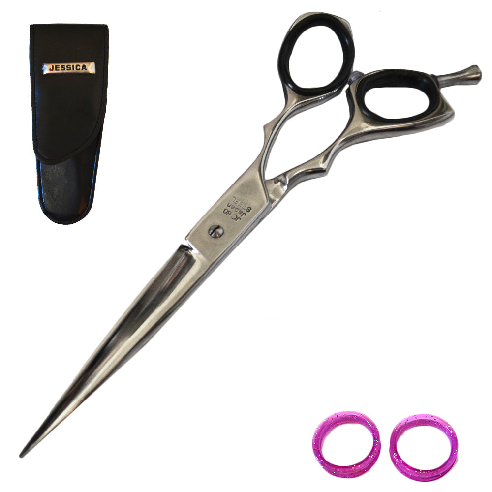 JC-60 6" Jessica Pro Salon Japan Cobalt Steel Hair Grooming Cutting Scissors - Bladevip