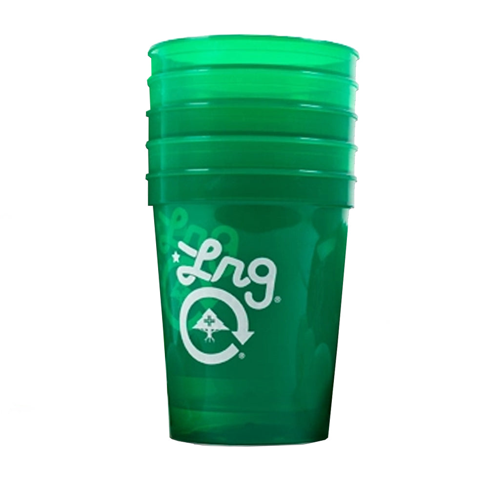 LRG Kelly Green Vaso sin BPA de 16 onzas, paquete de 24 Beer Pong