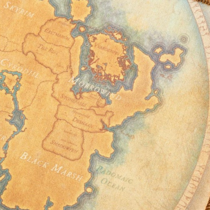 Loot Crate Elder Scrolls Map Mousepad - Bladevip