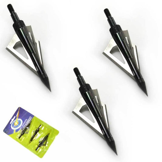 MK 150-E3 3-BLADED BROAD HEAD ARROW TIPS - Bladevip