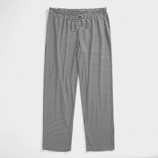 Adult's Grey & Charcoal Lounge Pants Stripes