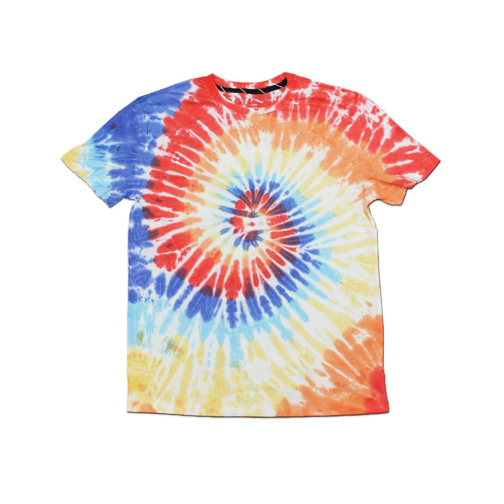 Boy's Youth Rainbow Swirl Tie Dye Short Sleeve Tee T-Shirt