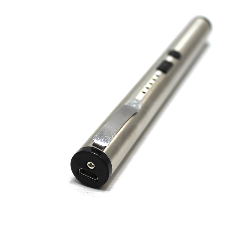 Silver High Power 100kv USB Charge Stun Gun - Bladevip
