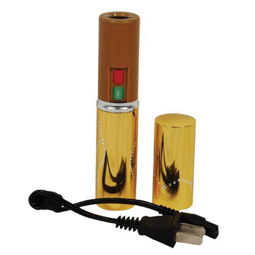 LIPSTICK STUN-GD 5" Gold Lipstick Stungun with Flashlight - Bladevip