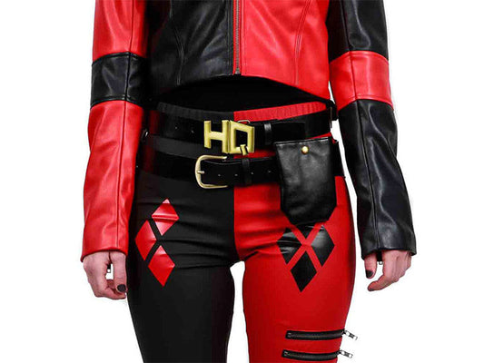 Conjunto de cinturón de cosplay de Harley Quinn del Escuadrón Suicida