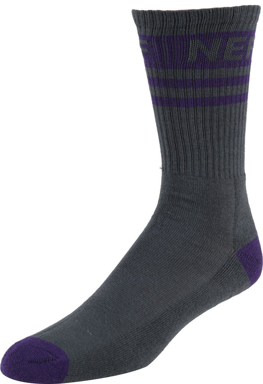 Men's Neff Stripe Heather Purple Socks